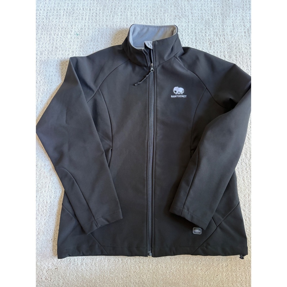 Charles River Softshell Jacket Womens M Black Nantucket Gorpcore